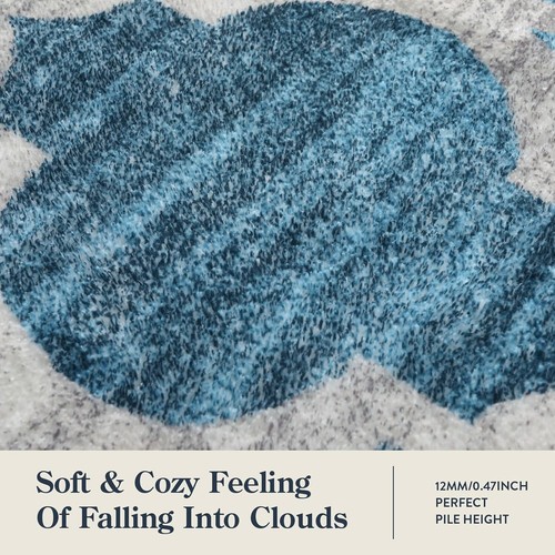 Soft Faux Wool 2' X 6' Runner Rug - Stylish Non-Slip Kitchen & Bathroom Option - Picture 9 of 9