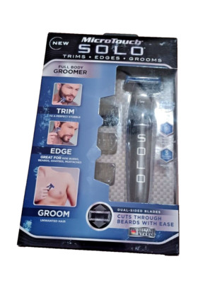Micro Touch Solo Cordless Rechargeable Men's Electric Shaver built in light 
