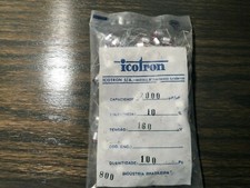 (100 pcs.) NOS Icotron Polystyrene Film/Foil Audio Capacitors 2000pf 160v .002uf