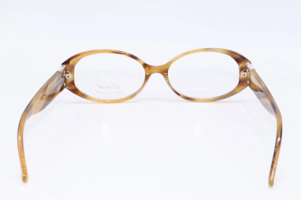 NUEVAS GAFAS CHOPARD EYE COUTURE VCH 026S 6U4 ORO MIEL MÁRMOL AUTÉNTICAS 52-15 Foto 4 de 4