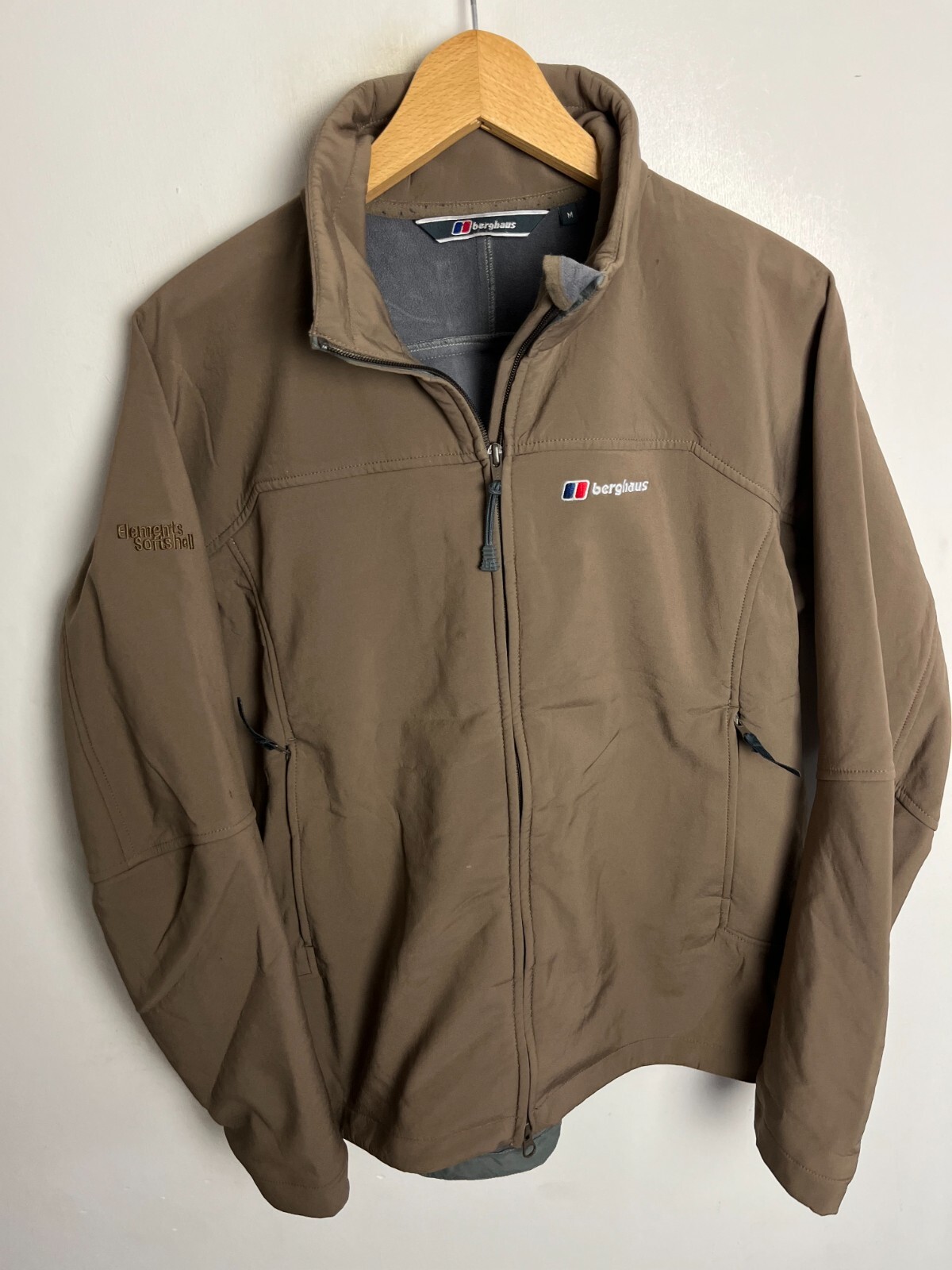 BERGHAUS Jacket Coat Mens Small / Medium S/M Dark Brown Elements