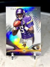 2014 Topps Platinum Teddy Bridgewater RC REFRACTOR Rookie  Vikings SILVER
