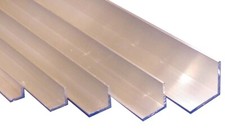 Aluminium Right Angle 1/16" Equal L-Section 3/8", 1/2", 5/8", 3/4" & 1" Wide