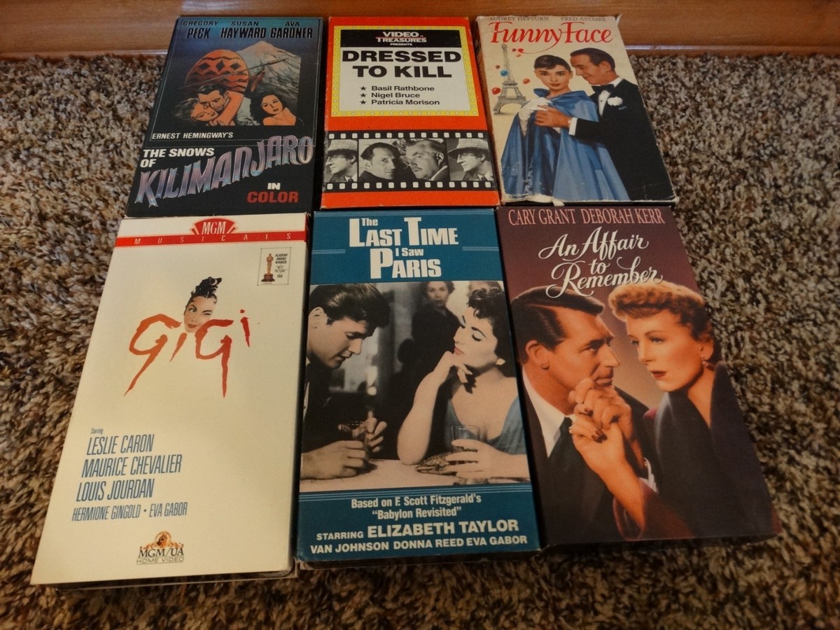 Lot of 6 VHS Tapes - Various Genre Movies Videos - Box AC | eBay