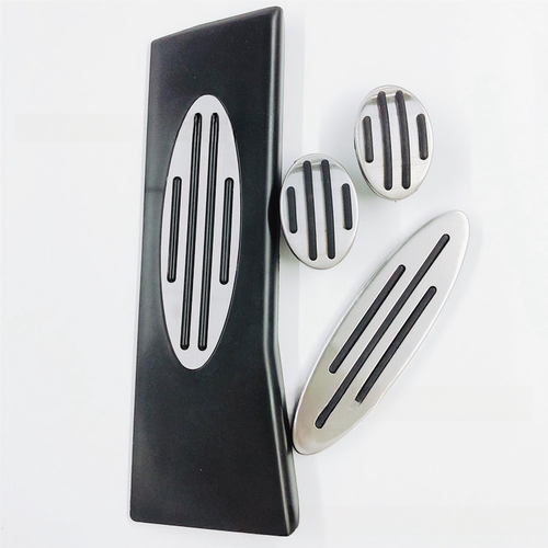 Stainless Steel Car Gas Brake Footrest Pad For BMW Mini Cooper R56 R60 F55 F56 - Picture 7 of 7