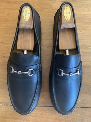 Cole Haan Black Silver Horse Bit Driving Loafers 13 M | eBay display picture 2