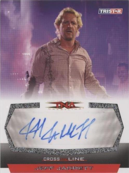 2008 TRISTAR TNA Wrestling Cross the Line - Jeff Jarrett #C-JJ - 1 of 1