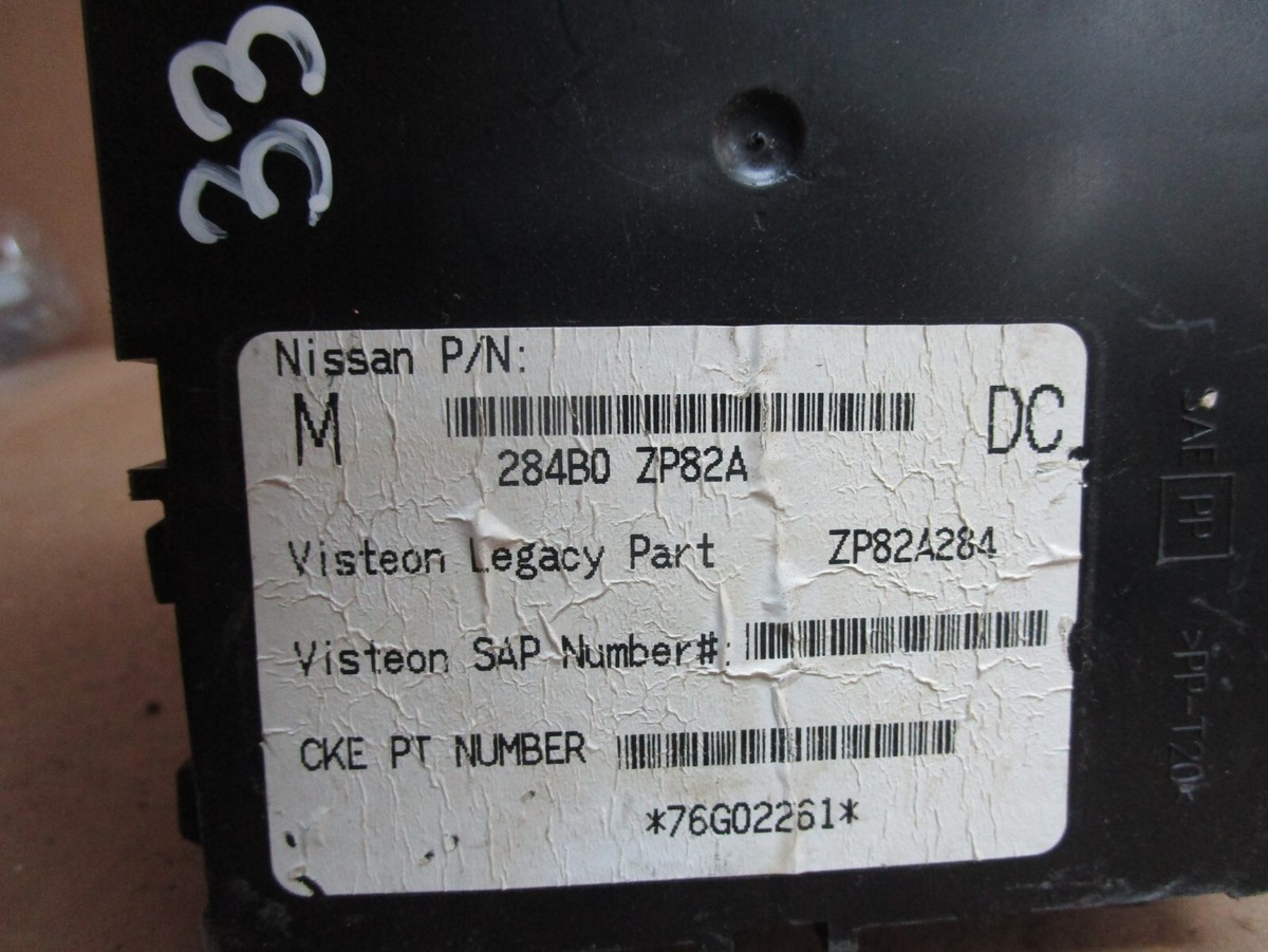 ホトハラpさま専用 07 08 Nissan Pathfinder Body Control Module Computer BCM BCU