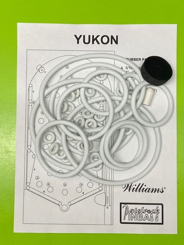 1957 Williams Yukon Pinball / Bingo Machine Rubber Ring Kit - Picture 1 of 1