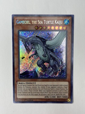 YuGiOh! Gameciel, The Sea Turtle Kaiju BLRR-EN075, Secret Rare