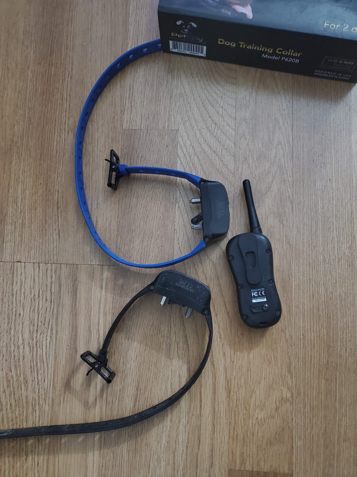 2 Petspy P620 B Black Electric Adjustable Shock Levels Dog Training