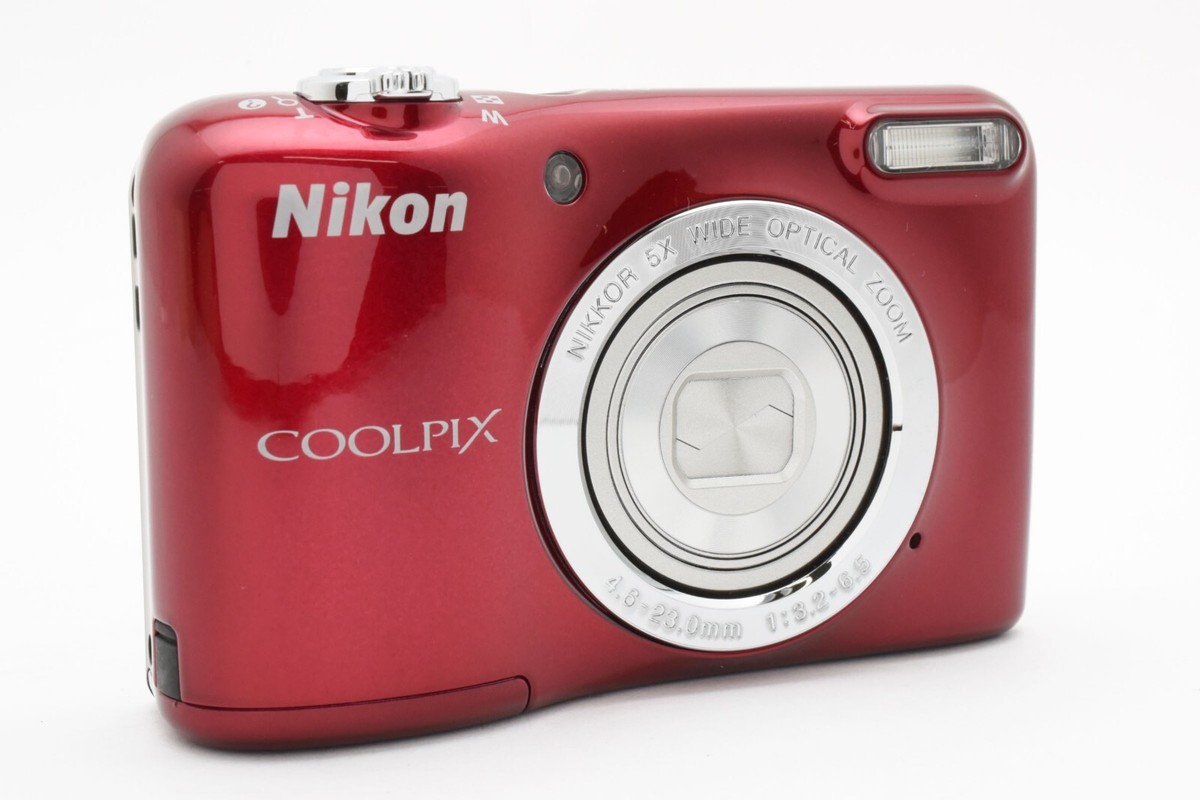 Exc Nikon COOLPIX L3I Compact Digital Camera Red Direct from Japan