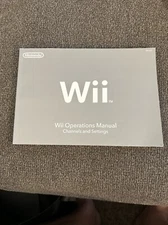 Nintendo Wii Console Original Instruction Operating Manual Booklet