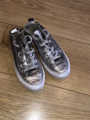 silver converse uk