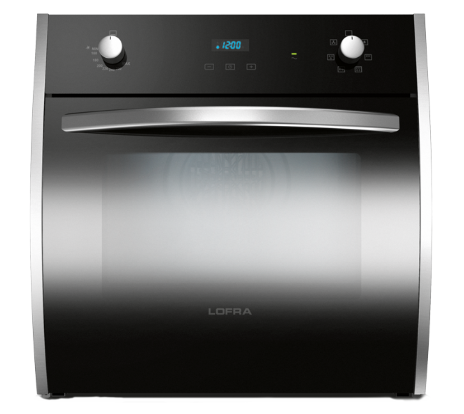 LOFRA FLEXO FFV66GE FORNO GAS VENTILATO 60X60 VETRO NERO 6PROGRAMMI EASY CLEAN