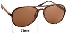 SFx Replacement Sunglass Lenses fits Ray Ban RB4320-CH - 58mm Wide