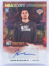 2024-25 Panini Hoops KEVIN MCCULLAR JR. RC AUTO Hot Signatures #HSR-KEV Knicks
