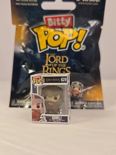 Funko Bitty POP! Lord of the Rings Gimli figure No 629. In case.