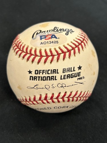 Fred McGriff Signed Auto Baseball Atlanta Braves PSA COA 425 - Picture 2 of 3