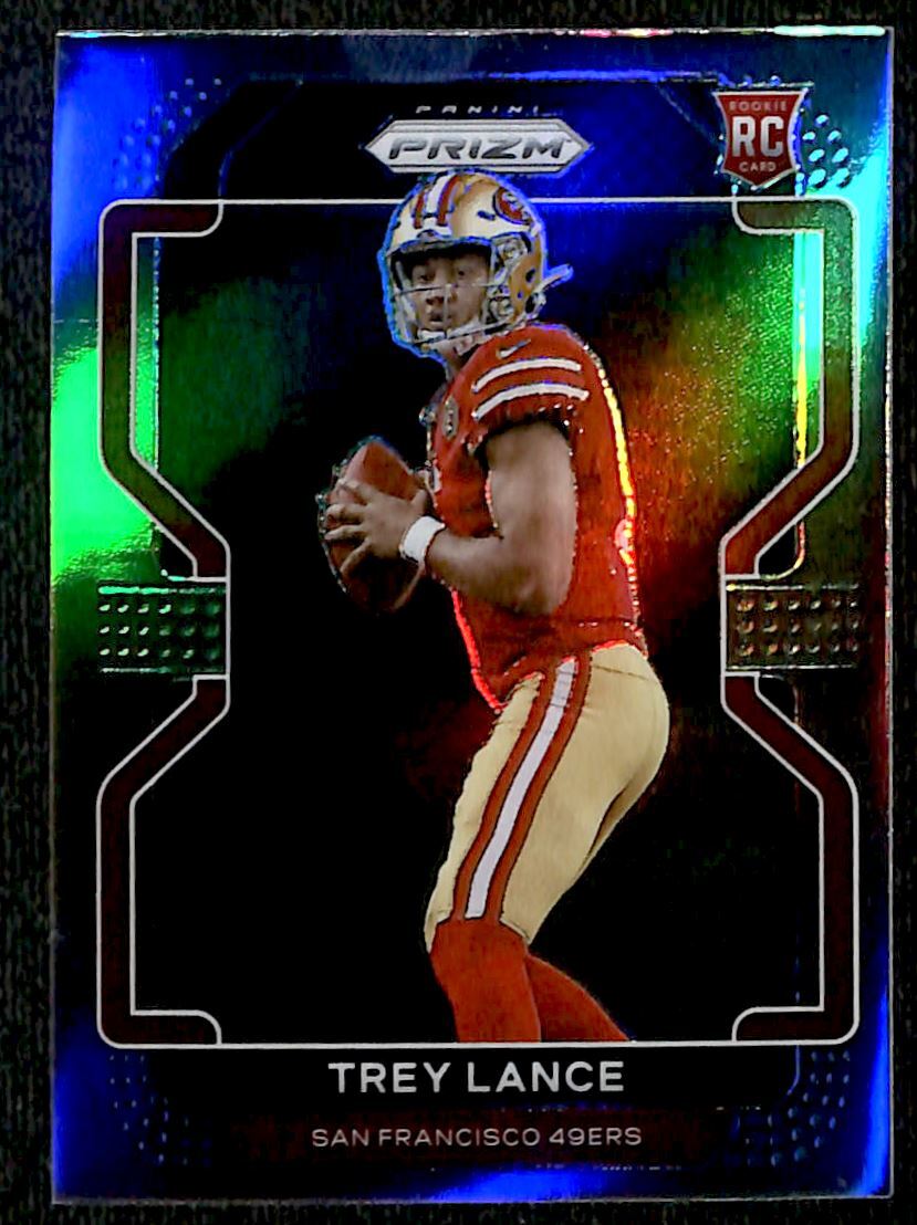 2021 Panini Prizm Silver Trey Lance Rookie San Francisco 49ers #333