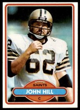 1980 Topps John Hill New Orleans Saints #486
