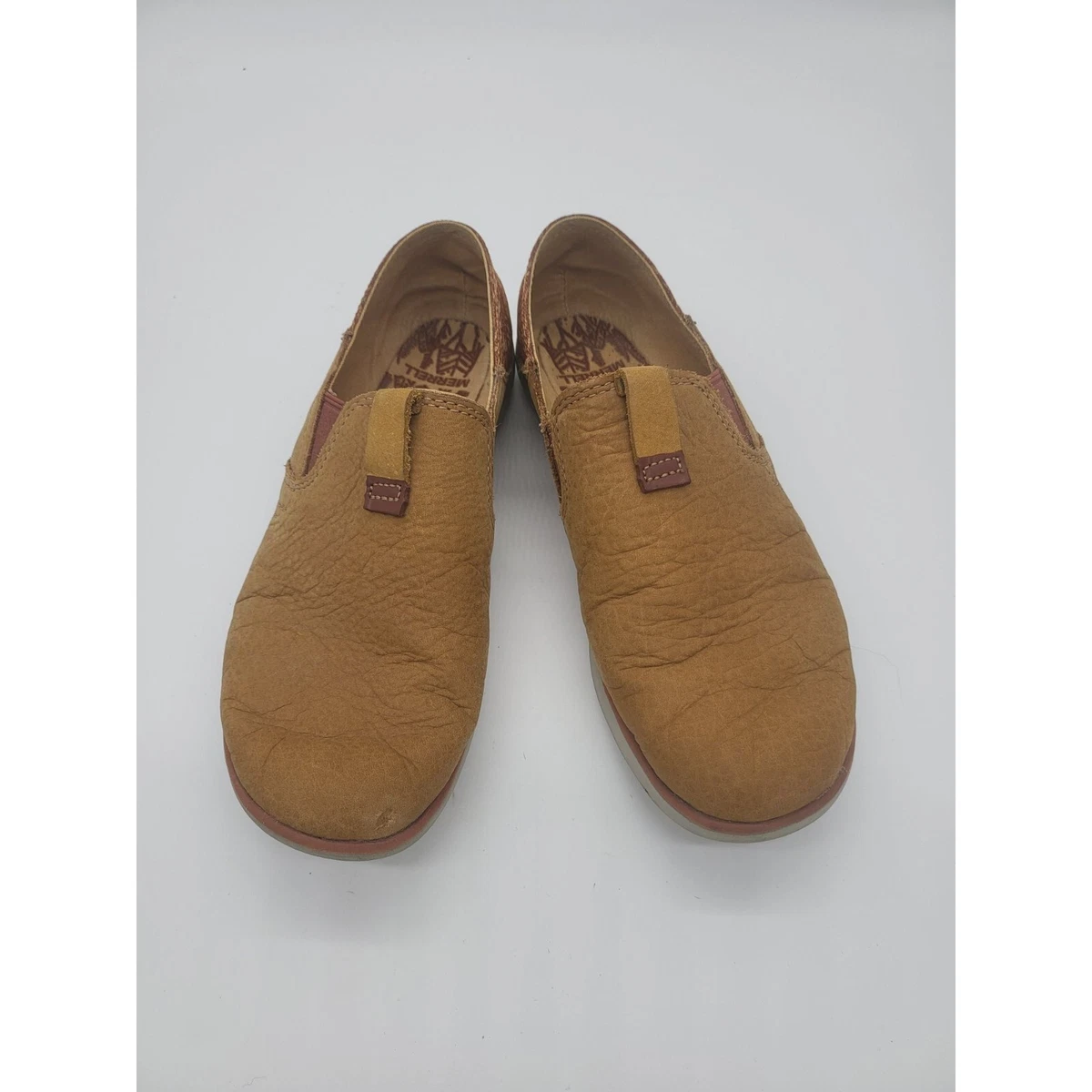 Merrell Duskair 7 Womens Shoes Moc Smooth J02040F Brown Sugar Minimal Slip On
