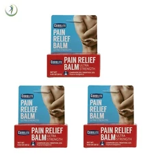 3 X Ultra Strength Pain Relief Balm 18G (0.63 oz) Non Staining Coralite Brand