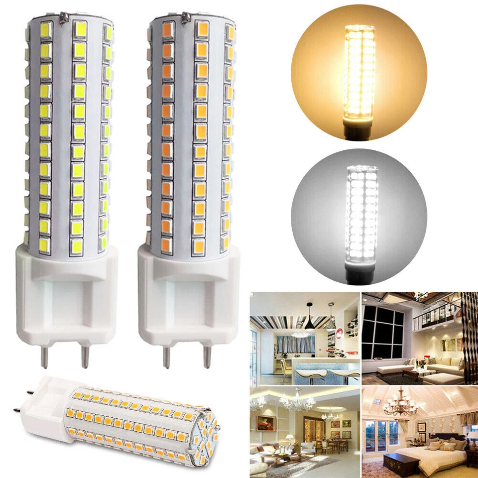 10/15W G12 108/144LED 2835 SMD White/Warm Corn Lamp Light Bulb LED Floodlight - Image 2 of 4