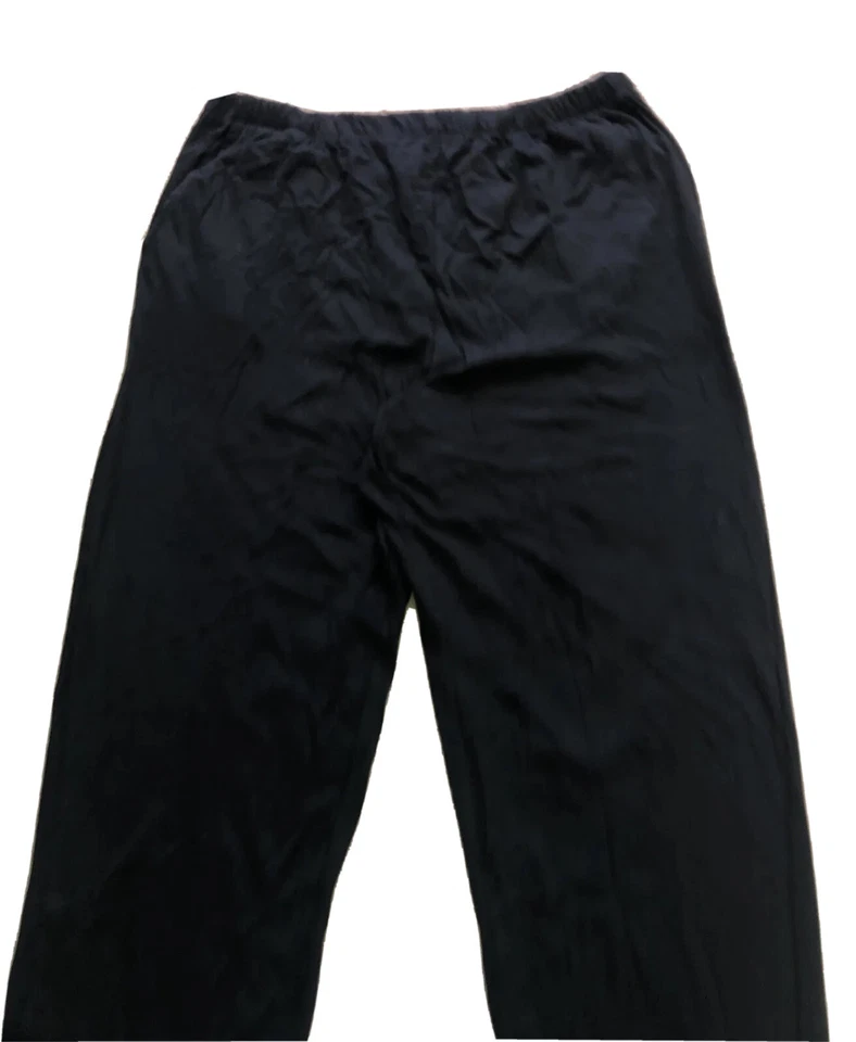 Pantalón Sudadera CW Classics Unisex Talla Grande 1X Negro 100% Algodón Nuevo. Foto 2 de 4