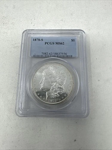 1878-S Morgan Silver Dollar PCGS MS63
