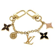 LOUIS VUITTON Charm Key Ring Chain Spring Street LV Monogram M01188 from Japan