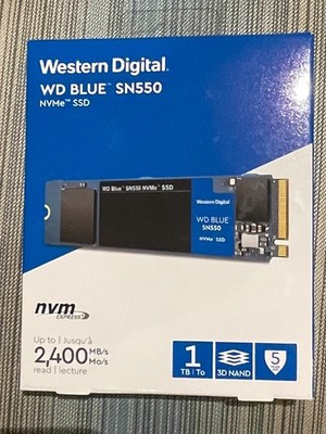 WD Western Digital 1TB SSD Blue SN550 NVMe M.2 - New in Box