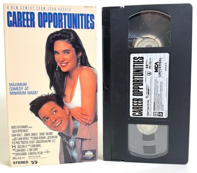 CAREER OPPORTUNITIES VHS | TESTED & WORKS | 1991 | JENNIFER CONNELLY JOHN HUGHES