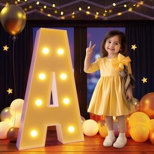 3Ft Light Up Letter A Balloon Marquee Party Decoration For Events