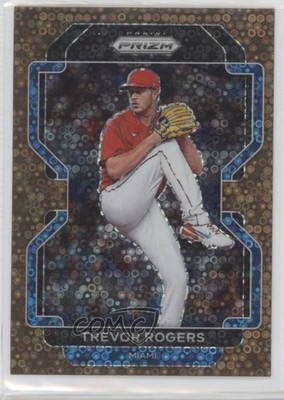 2022 Panini Prizm Tier II Bronze Donut Circle Prizm 2/40 Trevor Rogers #202 3g6