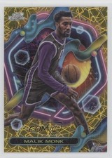 2023 Topps Cosmic Chrome Gold Interstellar Refractor 22/50 Malik Monk #110 13bp