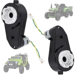 2 Pcs Kids Ride On Car Gearbox 550 12V Motor 40000RPM Electric Motor Gearbox