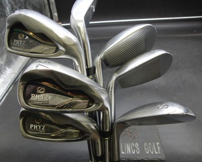Set 7 x Bridgestone PHYZ Eisen 5-SW Regular Stahlschäfte PHYZ Griffe *