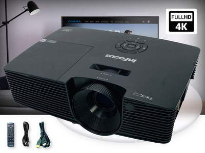 DLP Projector 4K BrilliantColor Technology 3800 ANSI Up to 300  Projection Size 