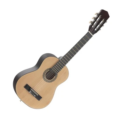 Classique Guitare Acoustique 1/4 Bois de Tilleul Nylon Corde pour Enfant 4-7 Ans - Photo 1/4