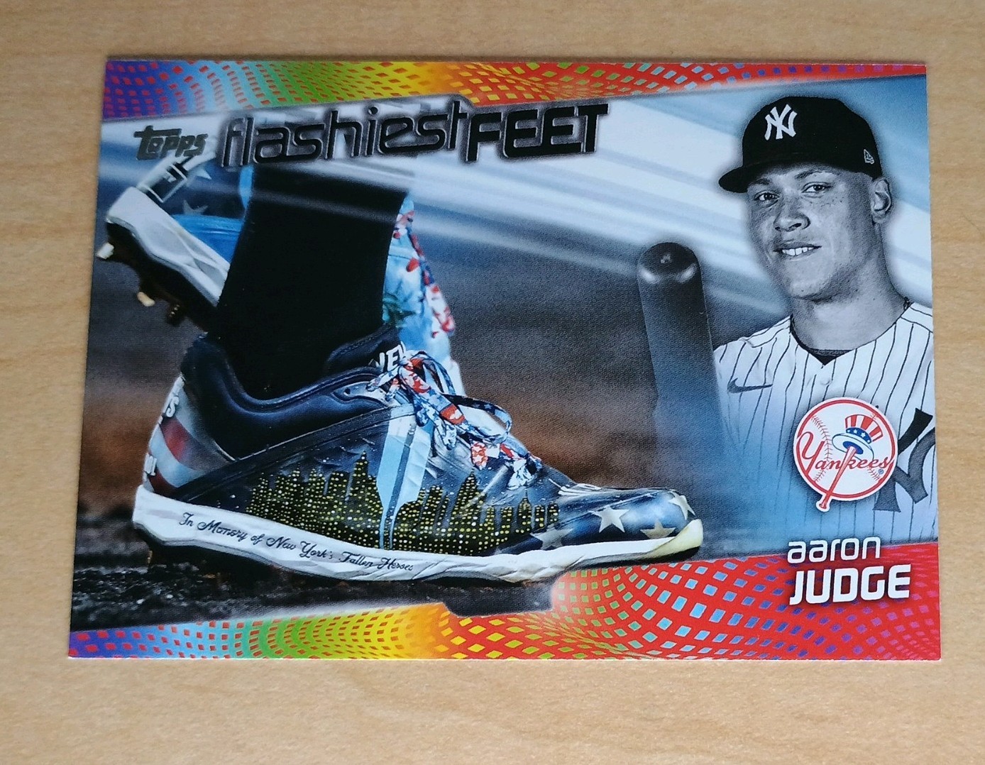 2022 Topps Series 1 Flashiest Feet Aaron Judge #FF-11 Yankees