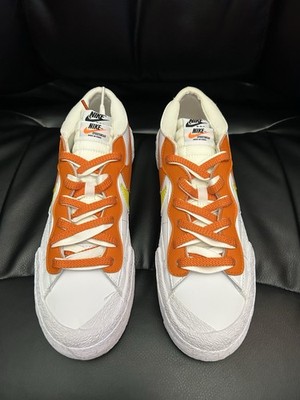 Brand New Nike x Sacai Blazer Low Magma Orange Size 9
