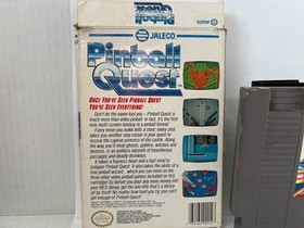 Pinball Quest (Nintendo NES, 1990) w Box Tested Working