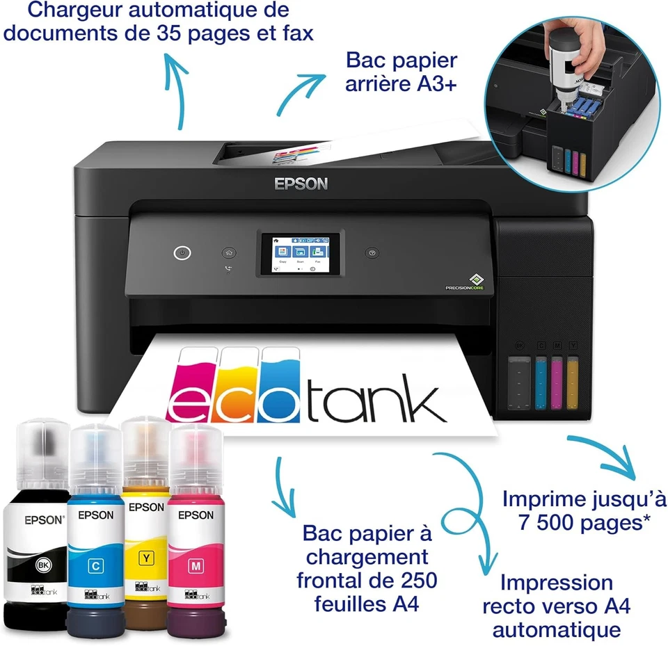 Drucker Epson EcoTank ET-15000 4in1 A3-Tintentankdrucker A3 Drucker Scanner WLAN - Bild 2 von 4