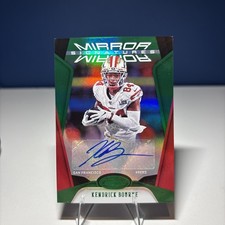 2020 Panini Certified Kendrick Bourne Mirror Signatures Silver Auto /199