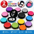 2X NEW HARD EVA SHELL PORTABLE CASE BOX Headset Earphone Earbud Storage Pouch