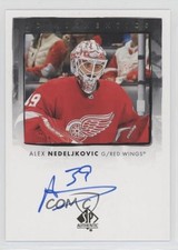 2022-23 SP Authentic UD Authentics Alex Nedeljkovic #UDA-AN Auto av1