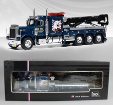 1:43 IXO Models *BLUE* 1980 Peterbilt 359 Big Rig WRECKER Tow Truck *NIB*
