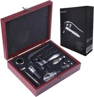 Korkenzieher Set 9 StüCk Hand WeinöFfner Folienschneider WeinbelüFter ZubehöR