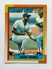 1990 Topps - Frank Thomas #414 (RC) Error pink dot on hat MINT